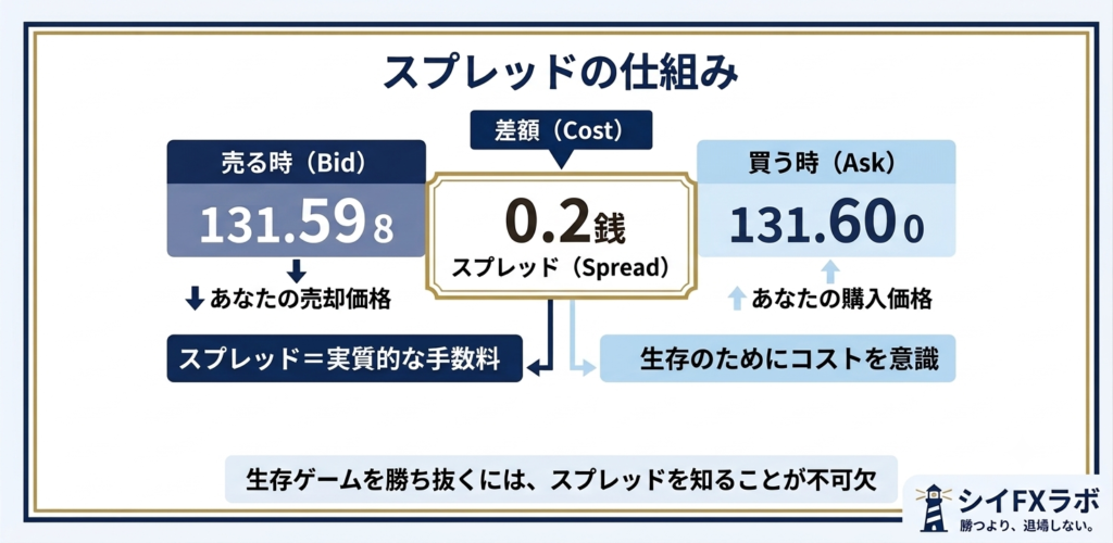 スプレッドに関する説明